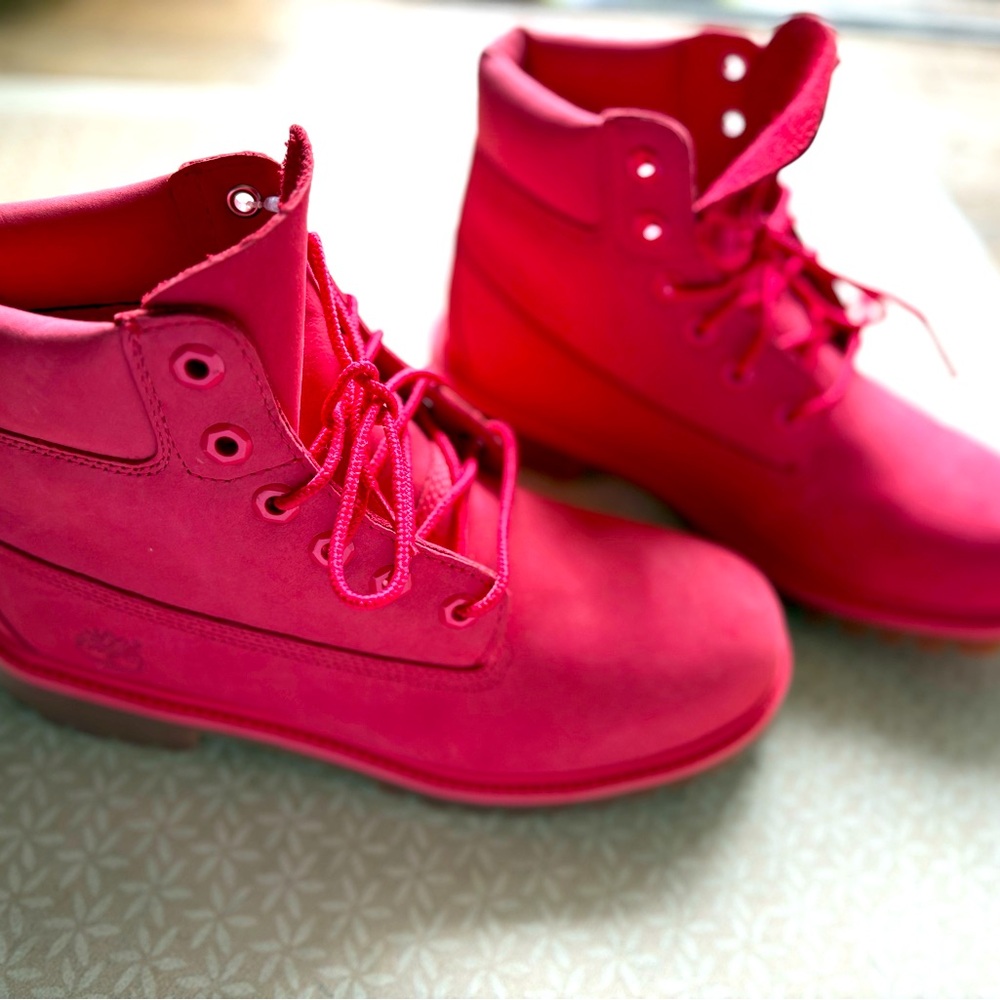 Red Timberland Boots